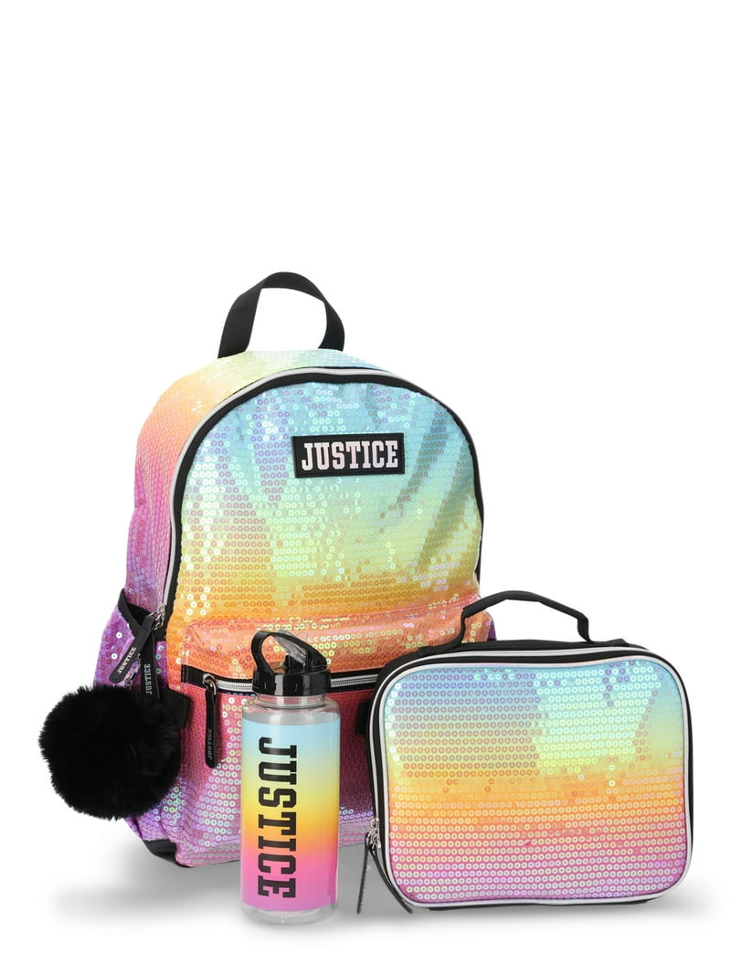 Sequin Backpack Justice Girl Backpacks For School Justice Rainbow