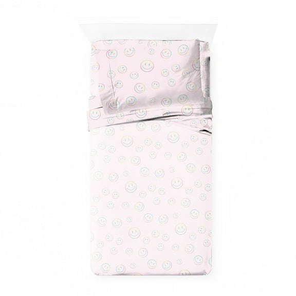 Justice Rainbow Tie-Dye 3 Piece Twin Size Kids Sheet Set