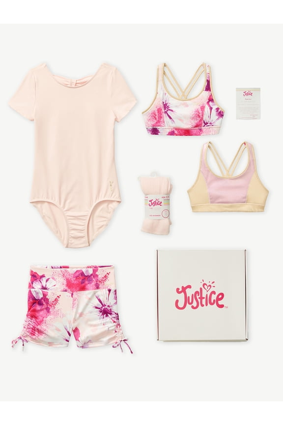 Reversible Leotard Dance Set (Big Girls), 4 Piece Set
