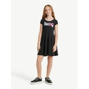 Justice Skater Dress with Cross Back, XS-XL & Plus