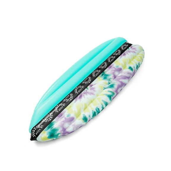 Justice Surfboard Inflatable Pool Float, Ages 6+, for Adults, Multicolor, Unisex