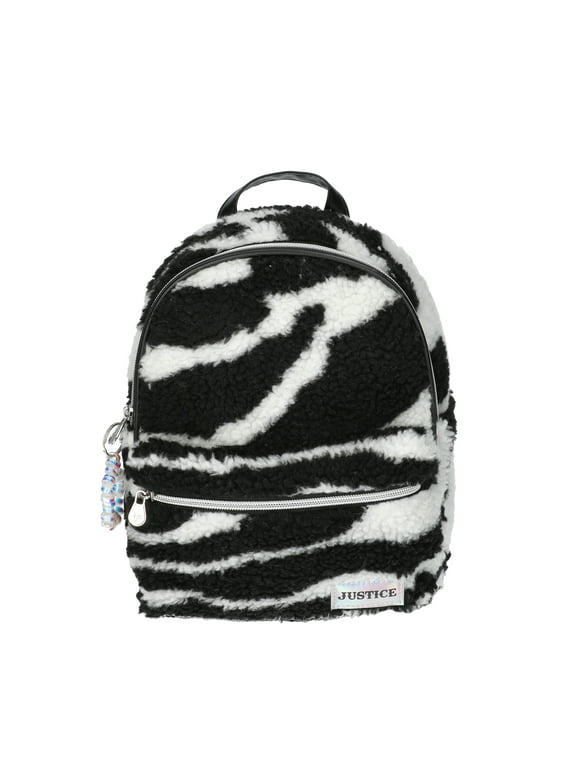 Tween's Zebra Mini Backpack, Zebra Print