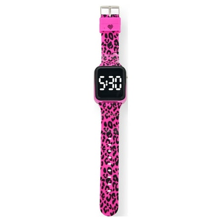 Justice Unisex LED Multi Color Animal Printed Silicone Watch - JSE4195WM