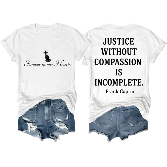 Justice Without Compassion Is Incomplete T-Shirt Justice Without Compassion Is Incomplete Shirt