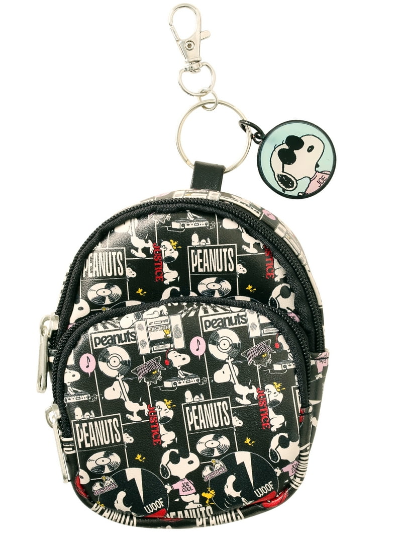 SNOOPY。 Justice X Unisex Snoopy Backpack Keychain Pouch - Design - Walmart.com