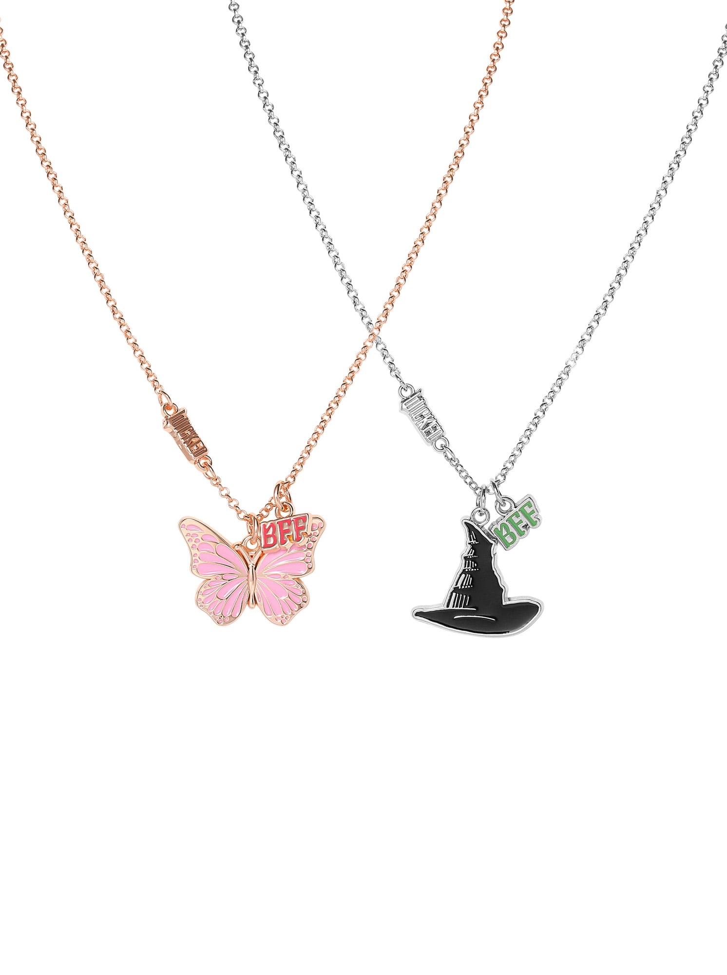Justice X Wicked Elphaba and Glinda, Girl's BFF Necklace Set-Tween