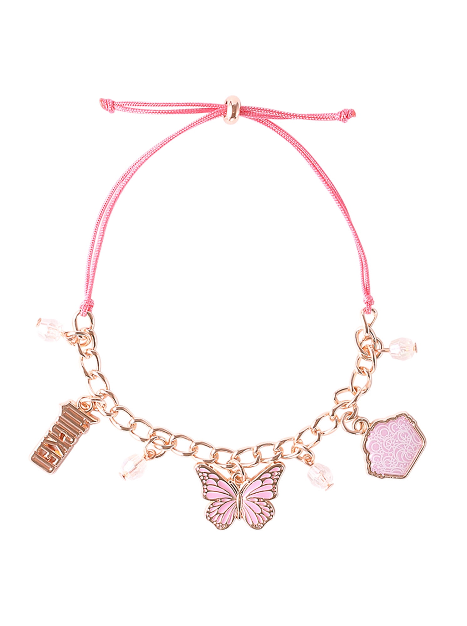 Justice X Wicked Glinda Adjustable Charm Bracelet for Girls