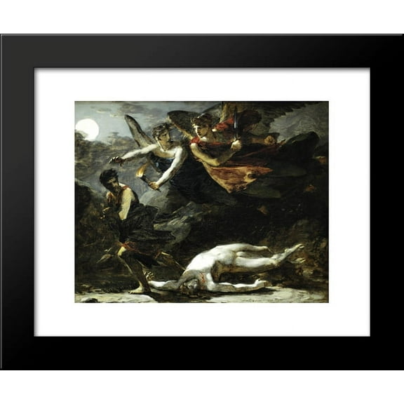 Justice and Divine Vengeance pursuing Crime (study) 20x24 Framed Art Print by...