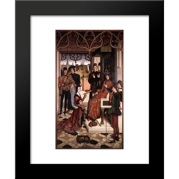 Justice of the Emperor Otto The Ordeal by Fire 20x24 Framed Art Print by Dirk Bouts