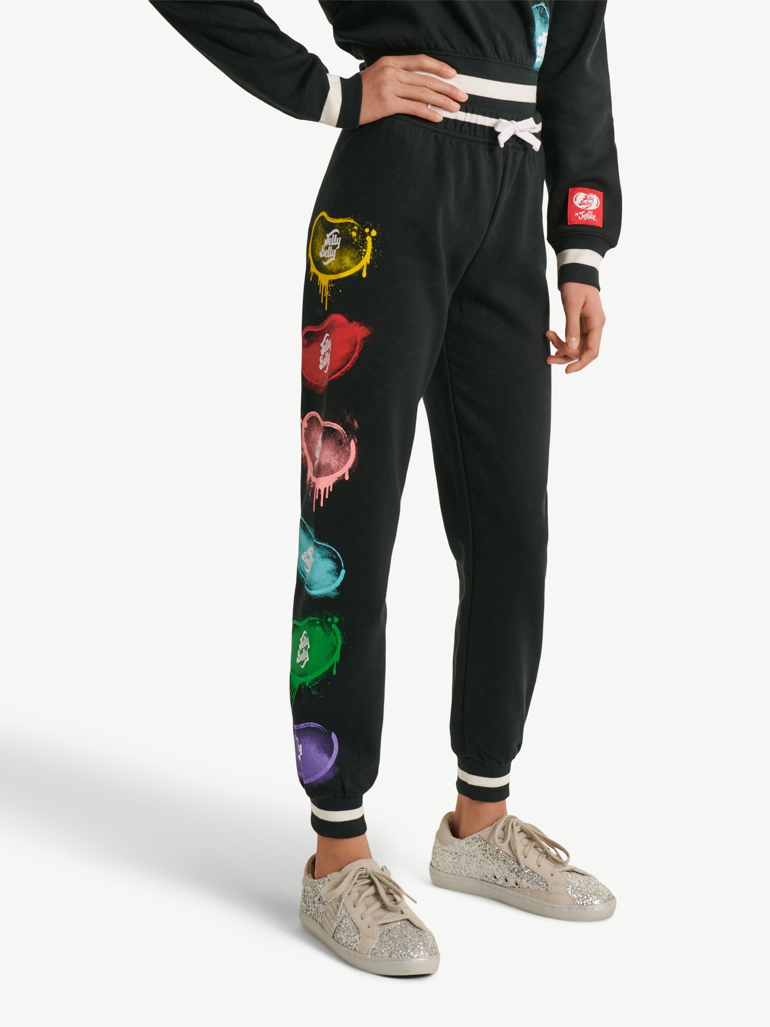 Justice x Jelly Belly Girls Sweet Fleece Jogger, Sizes XSXLP