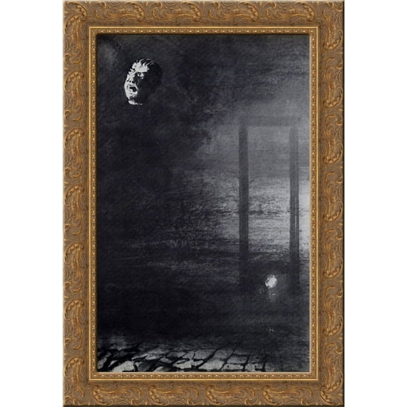 Justicia 24x18 Gold Ornate Wood Framed Canvas Art by Victor Hugo