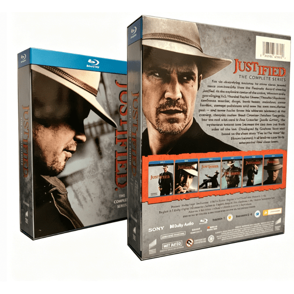 Justified The Complete Series Seasons 1-6 (BR) 12Disc Box Set Movies