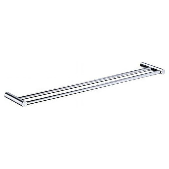 Justime USA Still One Double Towel Bar (600mm/24inch) (Stainless Steel)