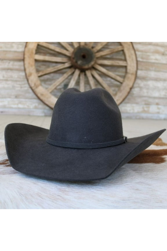 3X Denton Grey Wool Cowboy Hat