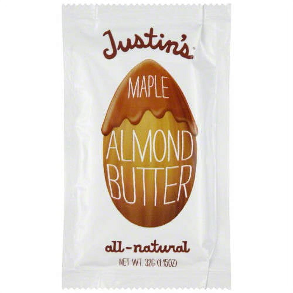 Justin’s AllNatural Maple Almond Butter, 1.15 oz, (Pack of 5