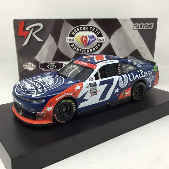 Justin Allgaier 2023 Unilever Military Charlotte Race Win 1:24 Autographed Diecast