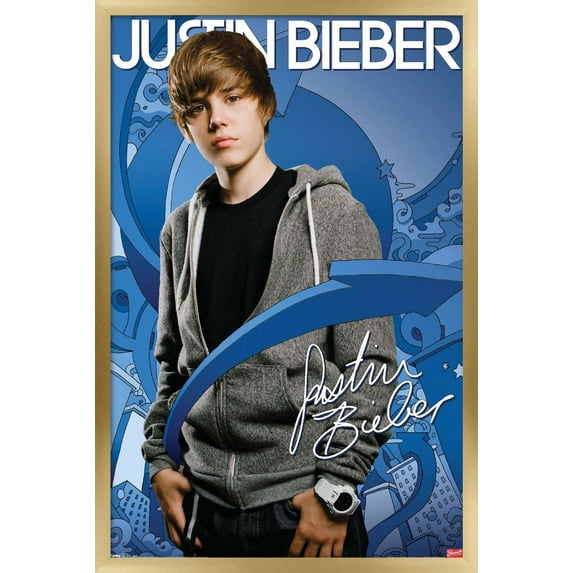 Justin Bieber - Arrows Wall Poster, 22.375" x 34", Framed
