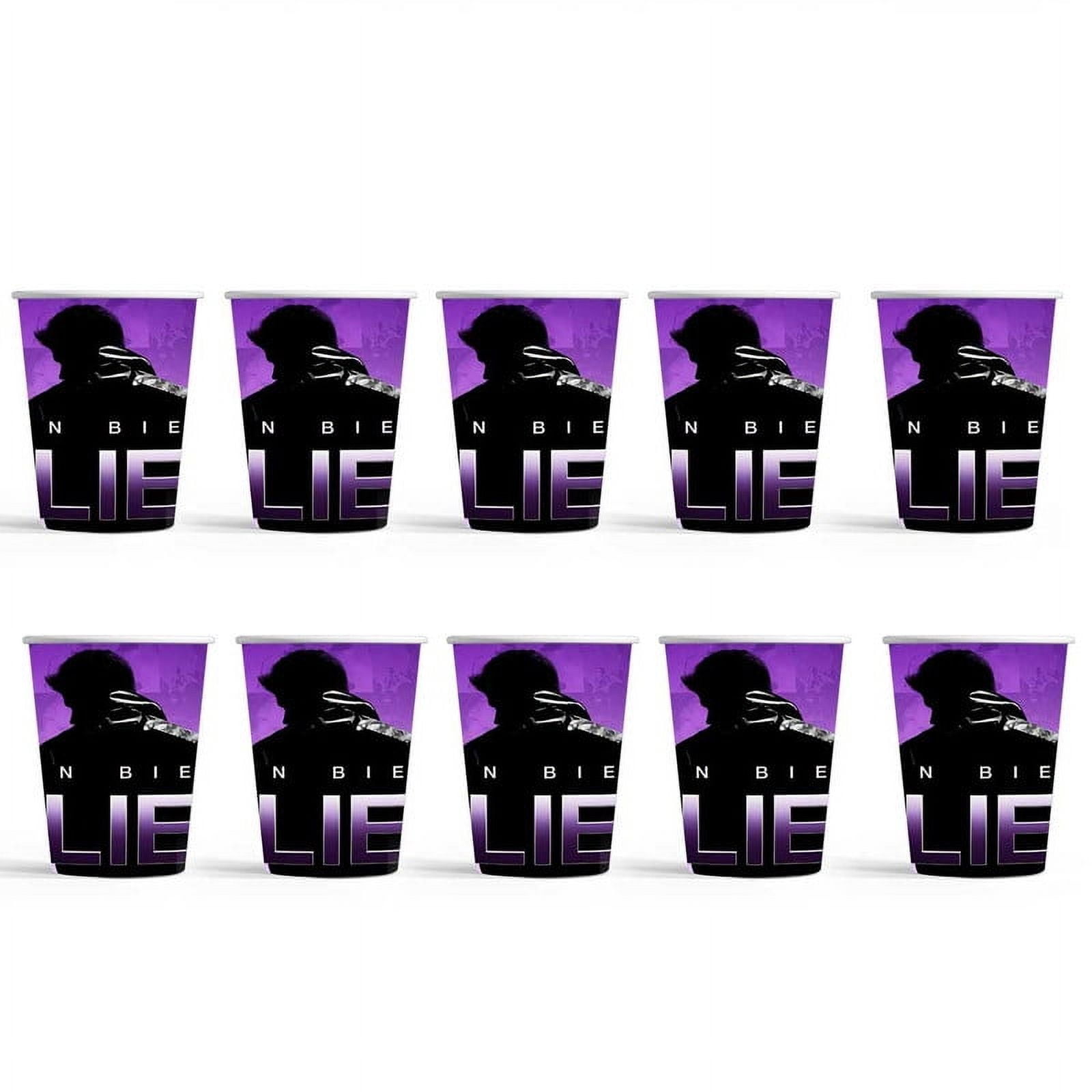 Justin Bieber Birthday Party Supplies Cups Tableware Disposable Paper Mouthwash Drinking Cups