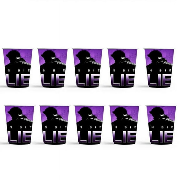 Justin Bieber Birthday Party Supplies Cups Tableware Disposable Paper Mouthwash Drinking Cups