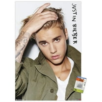 Justin Bieber - Eyes Wall Poster with Push Pins, 22.375" x 34"