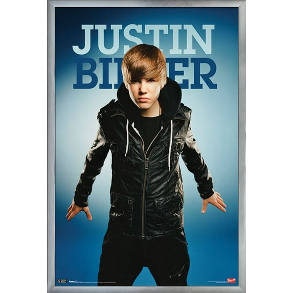 Justin Bieber - Fly Wall Poster, 22.375" x 34", Framed