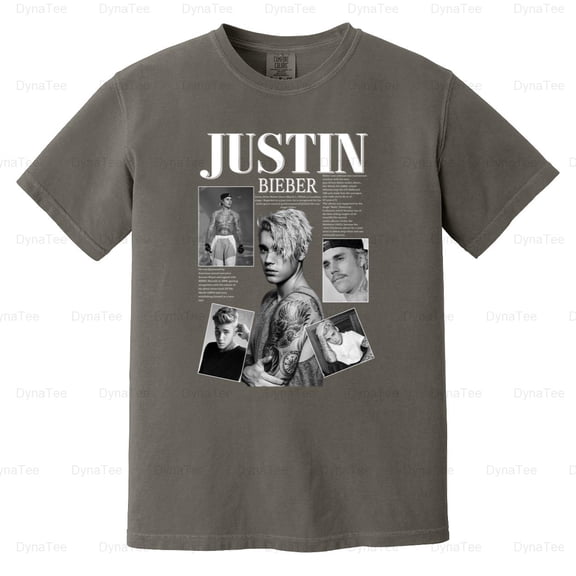 Justin Bieber Music Shirt K1 Justin Bieber Music Pop Sweat Comfort Color T-Shirt Unisex, up to 4XL