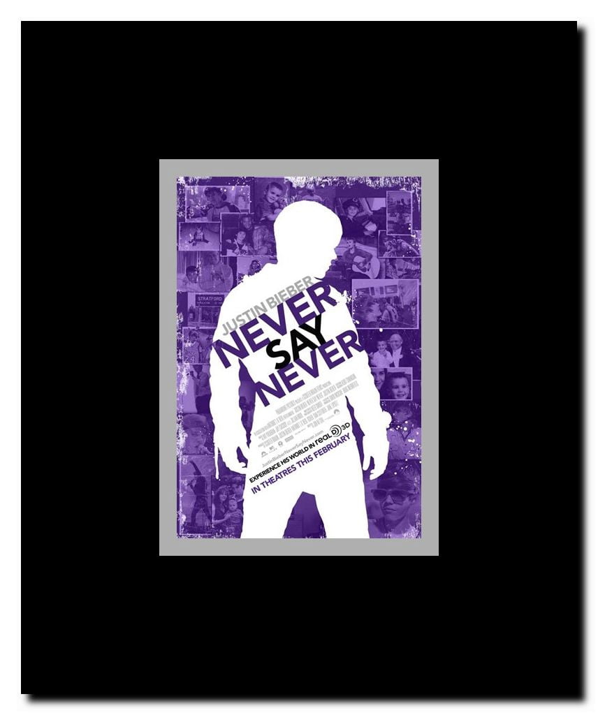 Justin Bieber: Never Say Never Framed Movie Poster