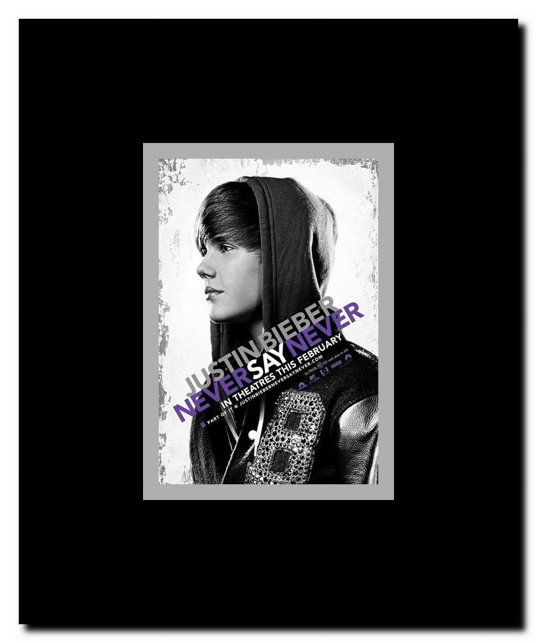 Justin Bieber: Never Say Never Framed Movie Poster