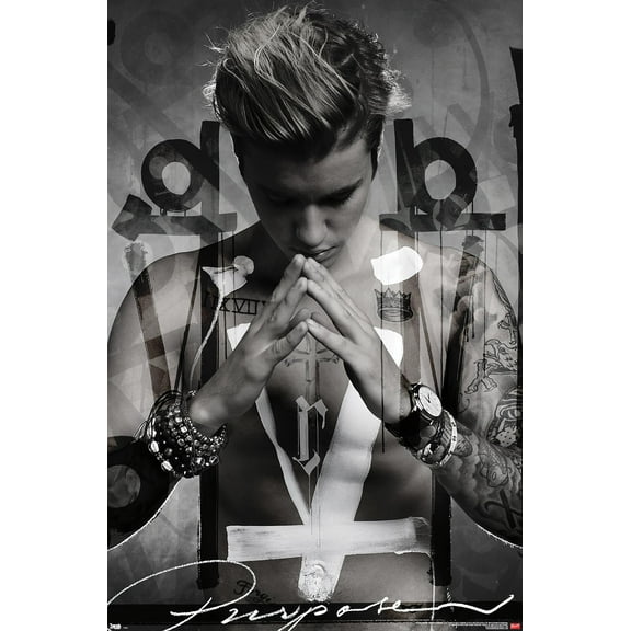 Justin Bieber - Purpose Wall Poster, 22.375" x 34"