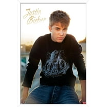 Justin Bieber - Twilight Wall Poster, 14.725" x 22.375", Framed