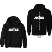 Justin Bieber Unisex Pullover Hoodie Sweatshirt Justice (Back Print) (Small)
