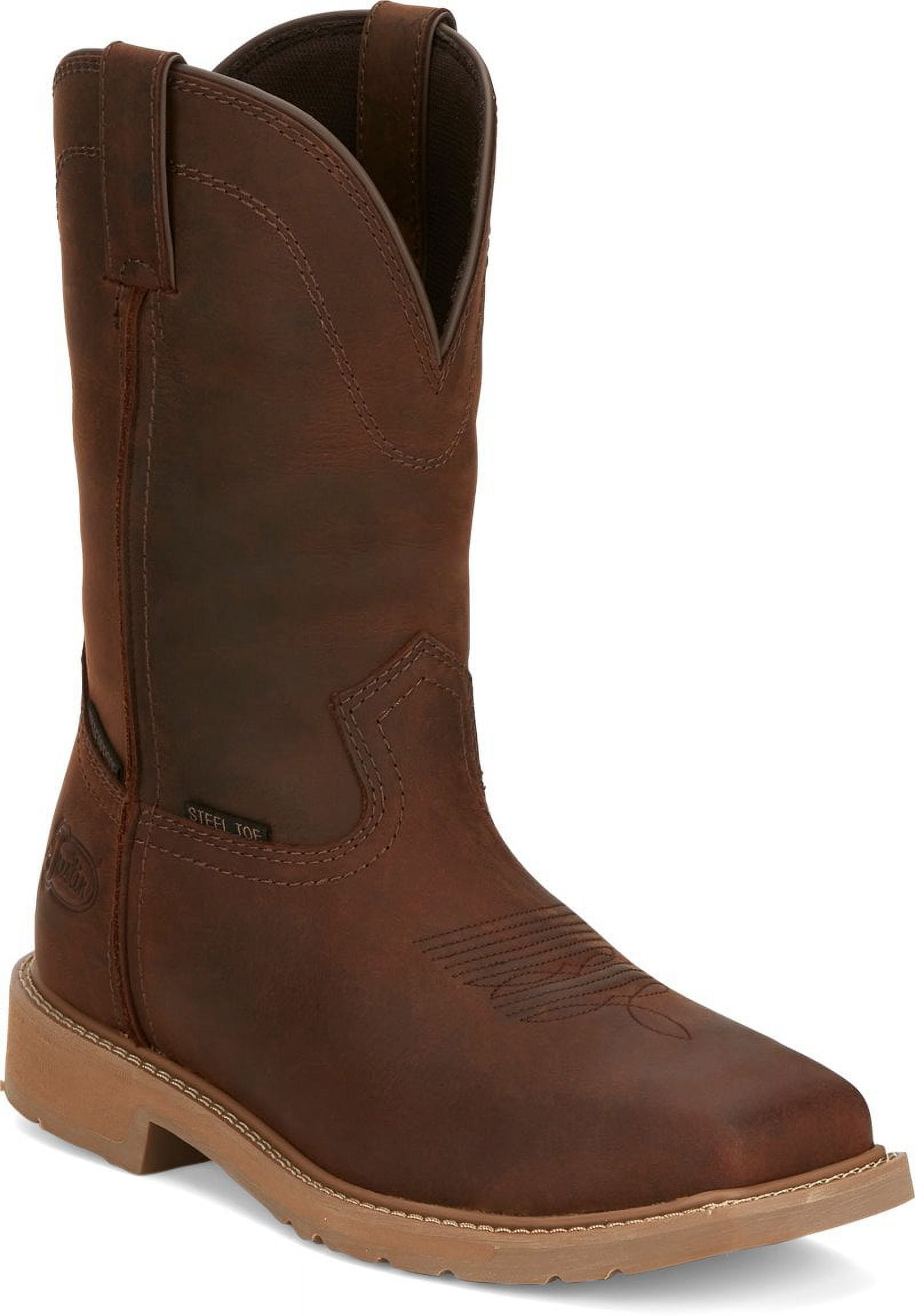 Justin Men s Buster Brown Steel Toe Work Boot SE3101