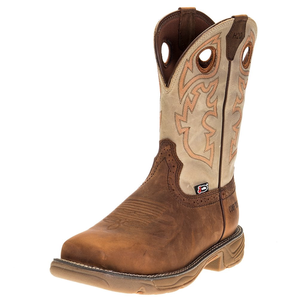 Justin Boots Brown and Cream Western Work Boots BR394-002.jpg?w=400&h=400&  main image 4