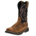 thumbnail image 1 of Justin Men's Stampede Rush Western Work Boot Composite Toe Brown 7.5 D(M) US, 1 of 5