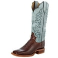 thumbnail image 1 of Justin Boot Company Womens  Antique  Smooth Ostrich Cowgirl Boot 8.5 B Brown, 1 of 5
