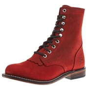 Justin Boot Company Womens Justin Boots Women`s Mckean  7 In Lace Up Top Roper Boot 7 B Red