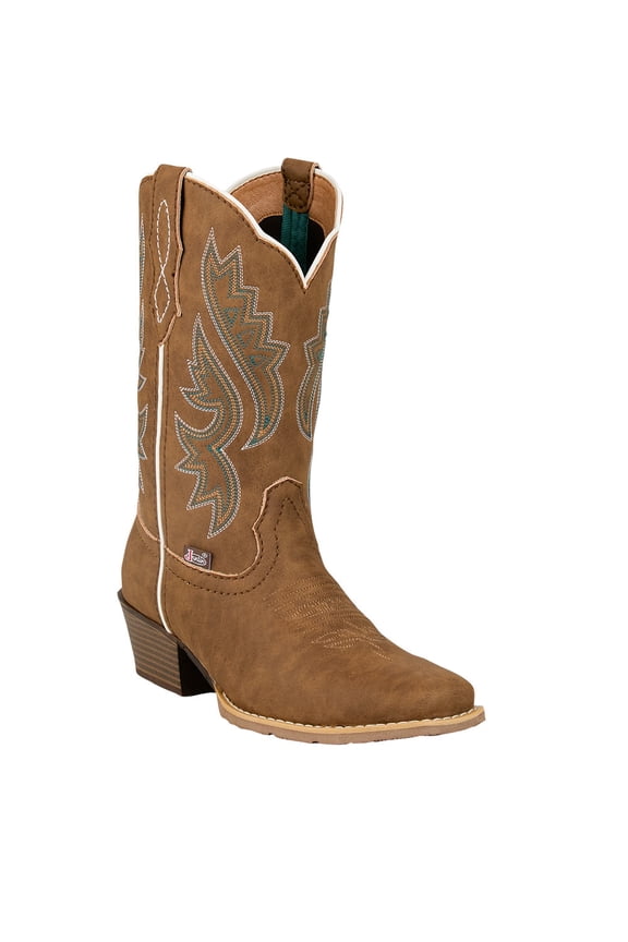 Boot Company Womens Women`s Justin Gypsy Dezi  10In  Cowhide Top Boot 7 B Brown