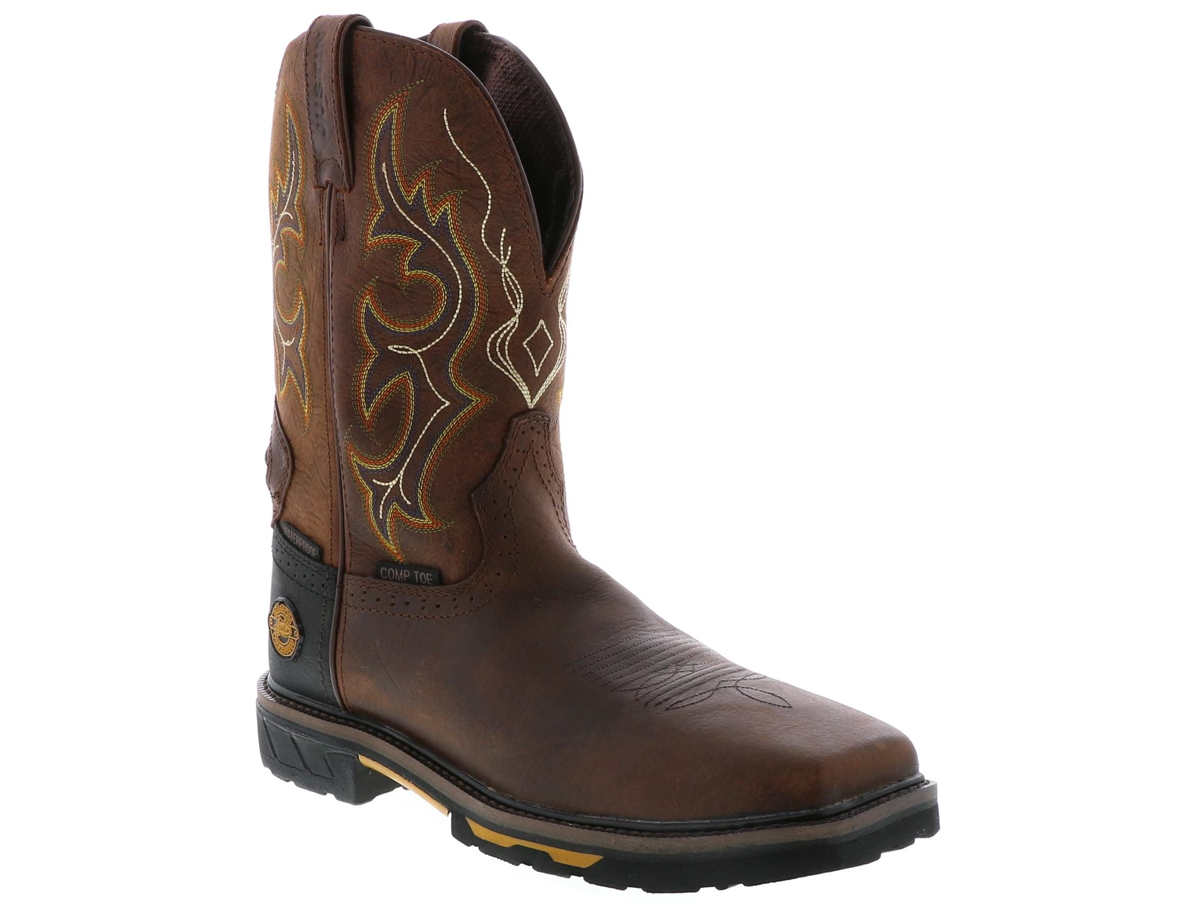 Justin Boots Joist Men's Safety Toe Boot in Brown, Size 11.5 Medium