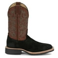 thumbnail image 1 of Justin Boots Mens Alamo Roughout Square Toe Cowboy  Mid Calf Boots, 1 of 7