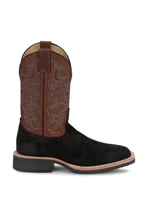 Boots Mens Alamo 11 Inch Roughout Square Toe Cowboy Mid Calf Boots