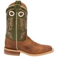 thumbnail image 1 of Justin Boots Mens Austin 11 Inch Embroidered Square Toe Cowboy  Mid Calf Bo, 1 of 7