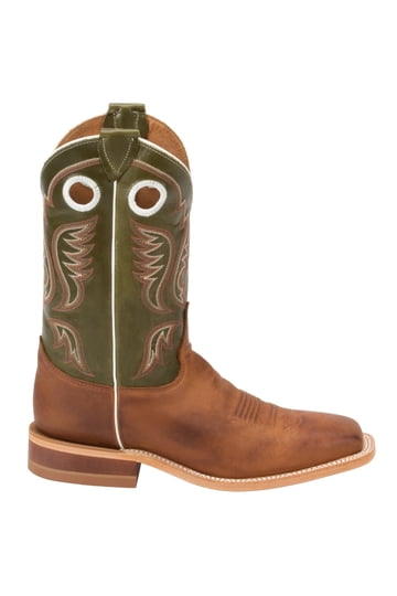 Justin Boots Brown Leather Western Cowboy Boots Embroidered Square Toe  8.5B s-l400.jpg main image 3