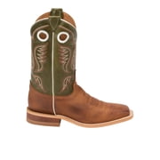Justin Boots Mens Austin Square Toe Pull On Cowboy Mid Calf Boots