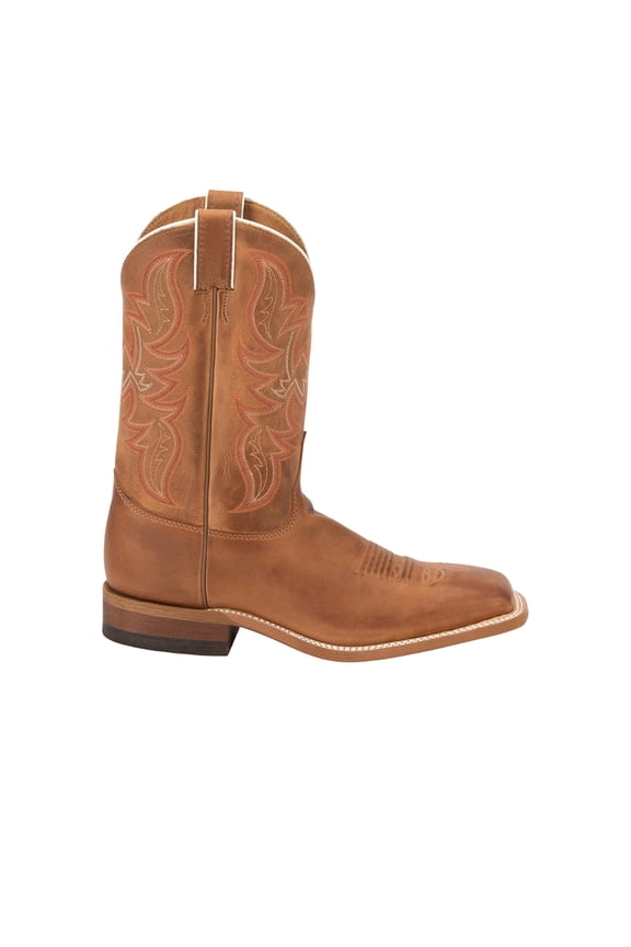 Boots Mens Austin Square Toe Cowboy Mid Calf Boots