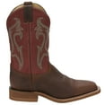 thumbnail image 1 of Justin Boots Mens Bender 11 Inch Embroidered Square Toe Cowboy  Mid Calf Bo, 1 of 5