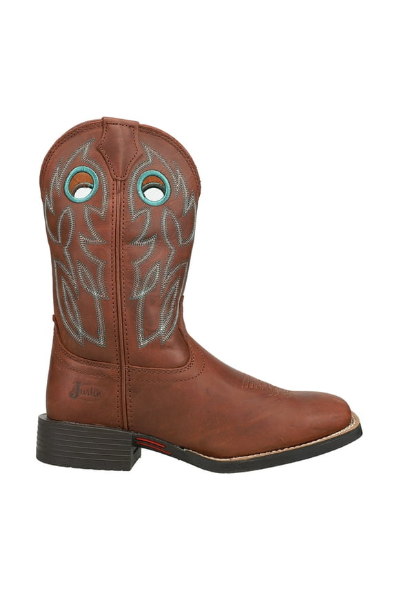 Boots Mens Bowline 11 Inch Square Toe Cowboy Mid Calf Boots