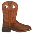 thumbnail image 1 of Justin Men's Bowline Western Boot Broad Square Toe Brown 9 D(M) US, 1 of 5