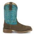 thumbnail image 1 of Justin Boots Mens  Bucks 11 Inch Embroidered Wide Square Toe Cowboy  Mid Ca, 1 of 5