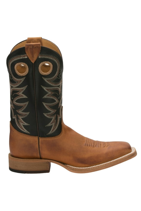 Men's Caddo Bent Rail Western Boot Broad Square Toe Tobacco 9 D(M) US