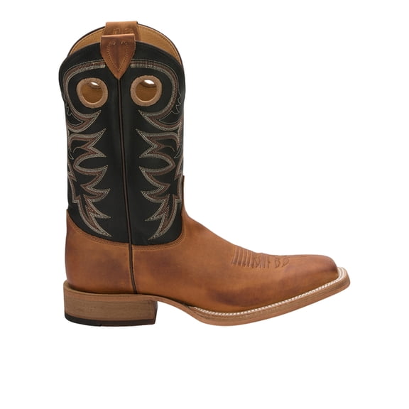 Justin Men's Caddo Bent Rail Western Boot Broad Square Toe Tobacco 8.5 EE  US